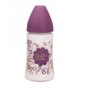 Suavinex premium biberon anatomico 270ml lilla