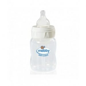 Mebby Biberon Step 1+2 AntiColica Tettarella In Silicone 300 ml