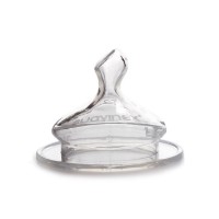 Suavinex tettarella anatomica collo largo silicone 1M 0-6m 2 pezzi