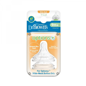 Dr Brown’s tettarelle 2 pezzi 3m+