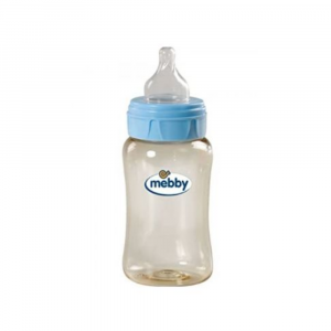 Mebby Biberon step 1+2 anticolica blu 300 ml