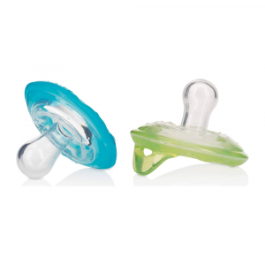 NUBY- Natural Flex- Forma Ciliegia, 2 pz succhietti, 0-6m