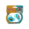 NUBY- Nuggi Prisma Ortodonzia- 0-6 Mesi, Confezione da 2 pezzi