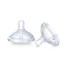 NUBY- Tettarella bocca larga, con flusso 1-2-3, 2 pz