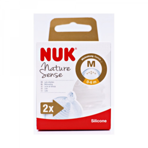 NUK Tettarelle Natural Sense Silicone 0-6m 2pz