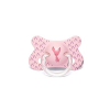 SUAVINEX- Fusione Fisiologica- Succhietto in Silicone, stampa Chihuahua Rosa, +4/18 m