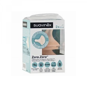SUAVINEX- Zero Zero- Tettarella per Biberon speciale Allattamento, 2 pz