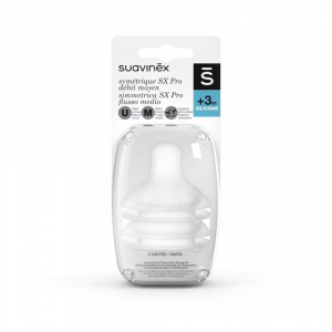 Suavinex Tettarelle Silicone Sx Pro M 2pezzi