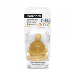 Suavinex tettarella anatomica in lattice 1M 0-6m