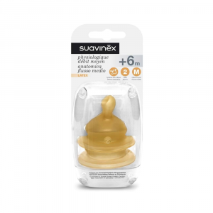 Suavinex tettarella anatomica in lattice 2M 6m+