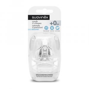 Suavinex tettarella anatomica in silicone U3P 0m+