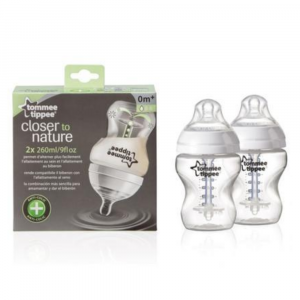 TOMMEE TIPPEE -2 Biberon Anticolica- 260ML, 0M+, FLUSSO LENTO
