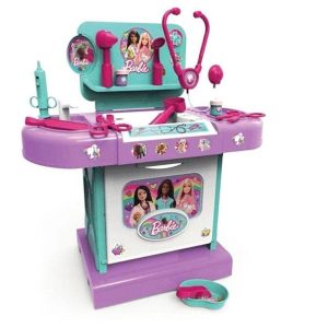 Barbie Clinica dei Cuccioli | Playset 4 Aree con Animali e Accessori