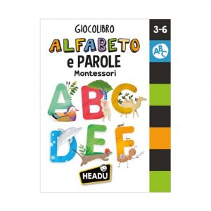 HEADU Giocolibro Alfabeto e Parole Montessori