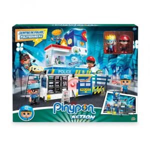 Pinypon Action Stazione di Polizia – Playset con 2 Personaggi