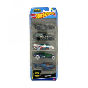 Hot Wheels Batman: Confezione da 5 Veicoli Esclusivi Batmobile
