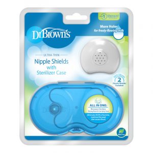 Coppette Assorbilatte Dr. Brown's Misura 1 con Sterilizzatore
