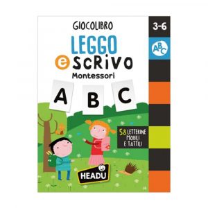 HEADU Giocolibro Leggo e Scrivo Montessori