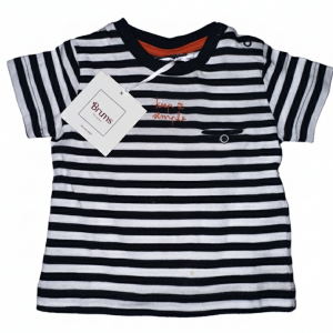 Maglietta Brums Neonato a Righe Marine