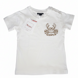 Maglietta Brums Neonato Granchio Ricamato