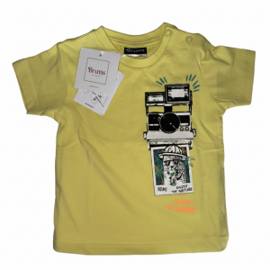 Maglietta Brums Neonato Gialla