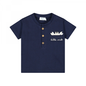 Melby T-Shirt Blu "Little Crab"