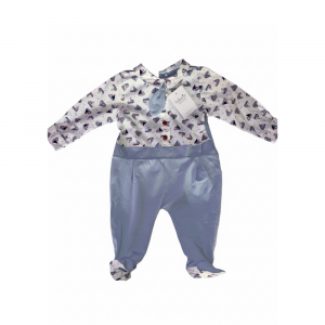 Tutina elegante Babyvip Neonato: Effetto camicia e pantalone