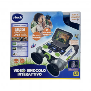 VTech Video Binocolo Interattivo | Zoom 10x e Visione Notturna