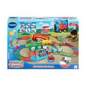 VTech Avventure in Treno Vroom Vroom Go | Playset Motorizzato