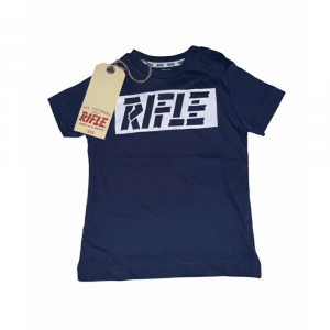 T-shirt Bambino RIFLE Originale | Manica Corta Blu Navy