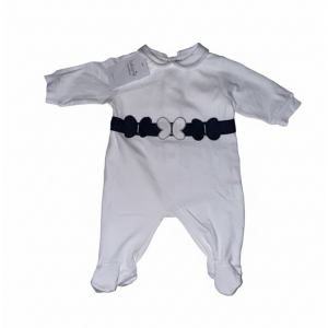 Tutina Babyvip Neonato Elegante | Colletto e Fascia Farfalle