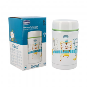 Thermos Porta Pappa Chicco System Easy Meal | Acciaio Inox
