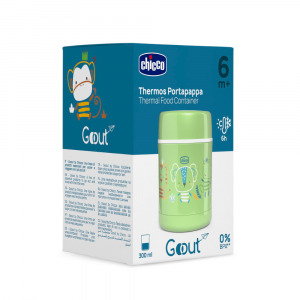 Thermos Porta Pappa Chicco Go Out | Acciaio Inox 300ml