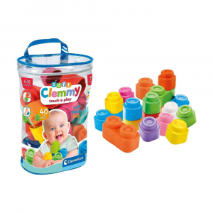 Clementoni Soft Clemmy Sacca 40 Mattoncini