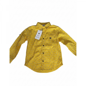 Camicia Bambino TUTTO PICCOLO Gialla | Micro-Fantasia