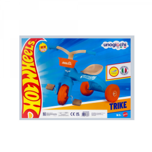 Triciclo Hot Wheels UNO Giochi – Primo Triciclo per Bambini 18 m+